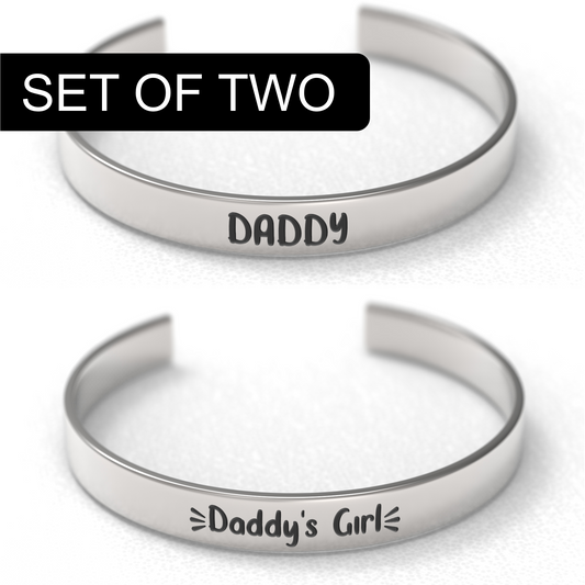 Daddy & Daddy's Girl Bracelet Set