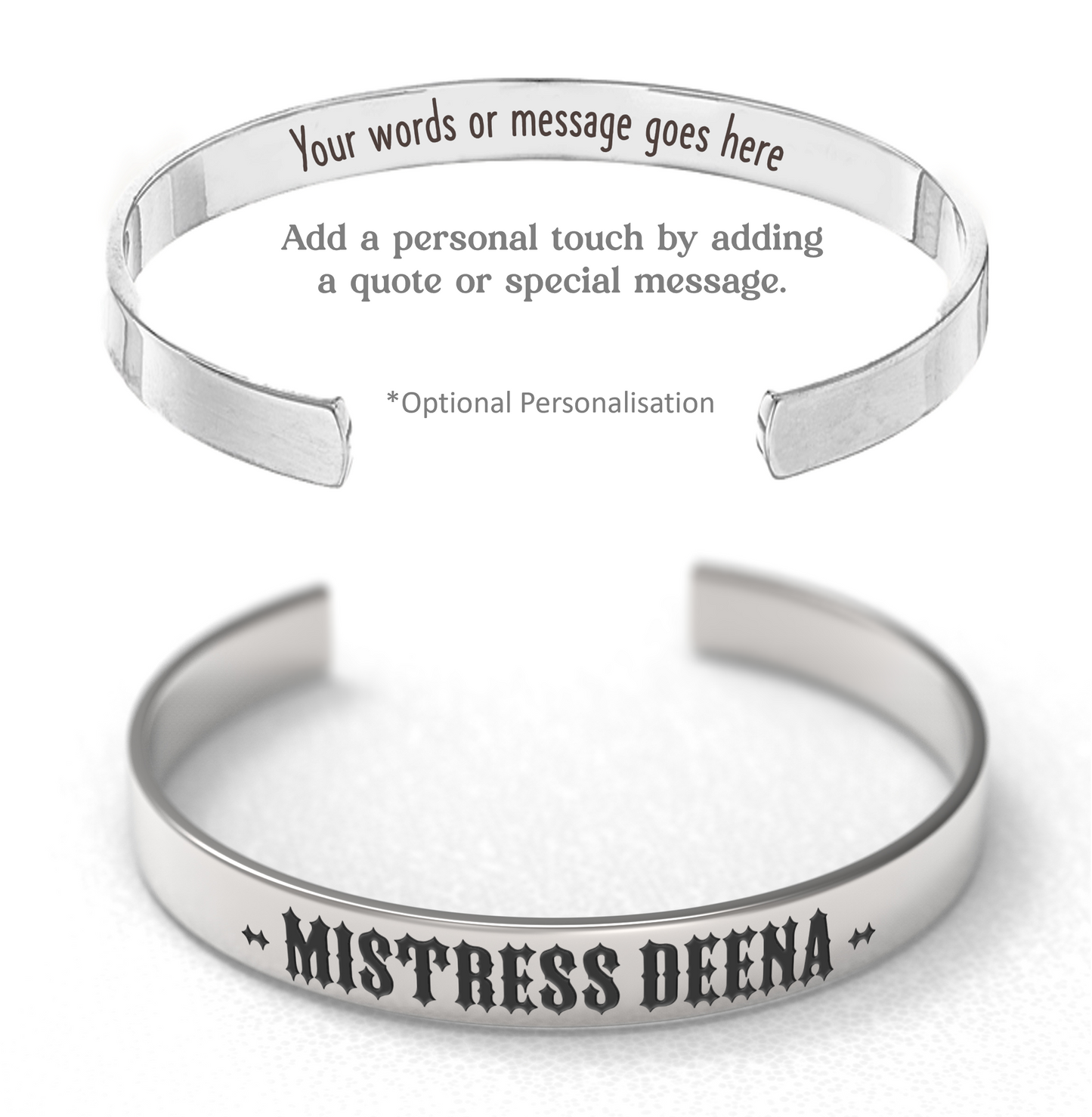 Personalised Mistress Bracelet