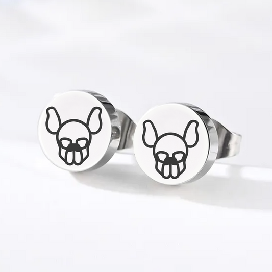 Pup, Stud Earrings