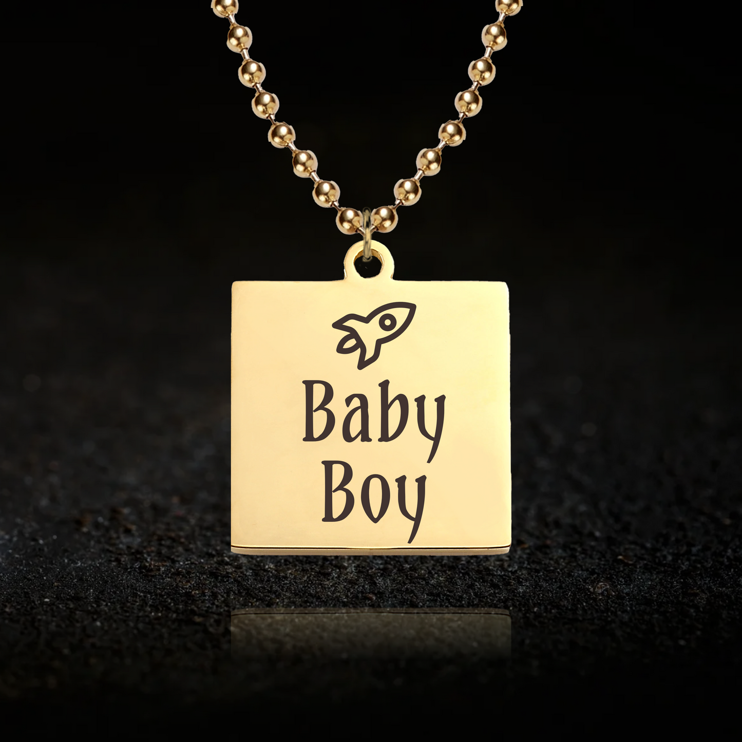 Baby Boy, MDLB Necklace