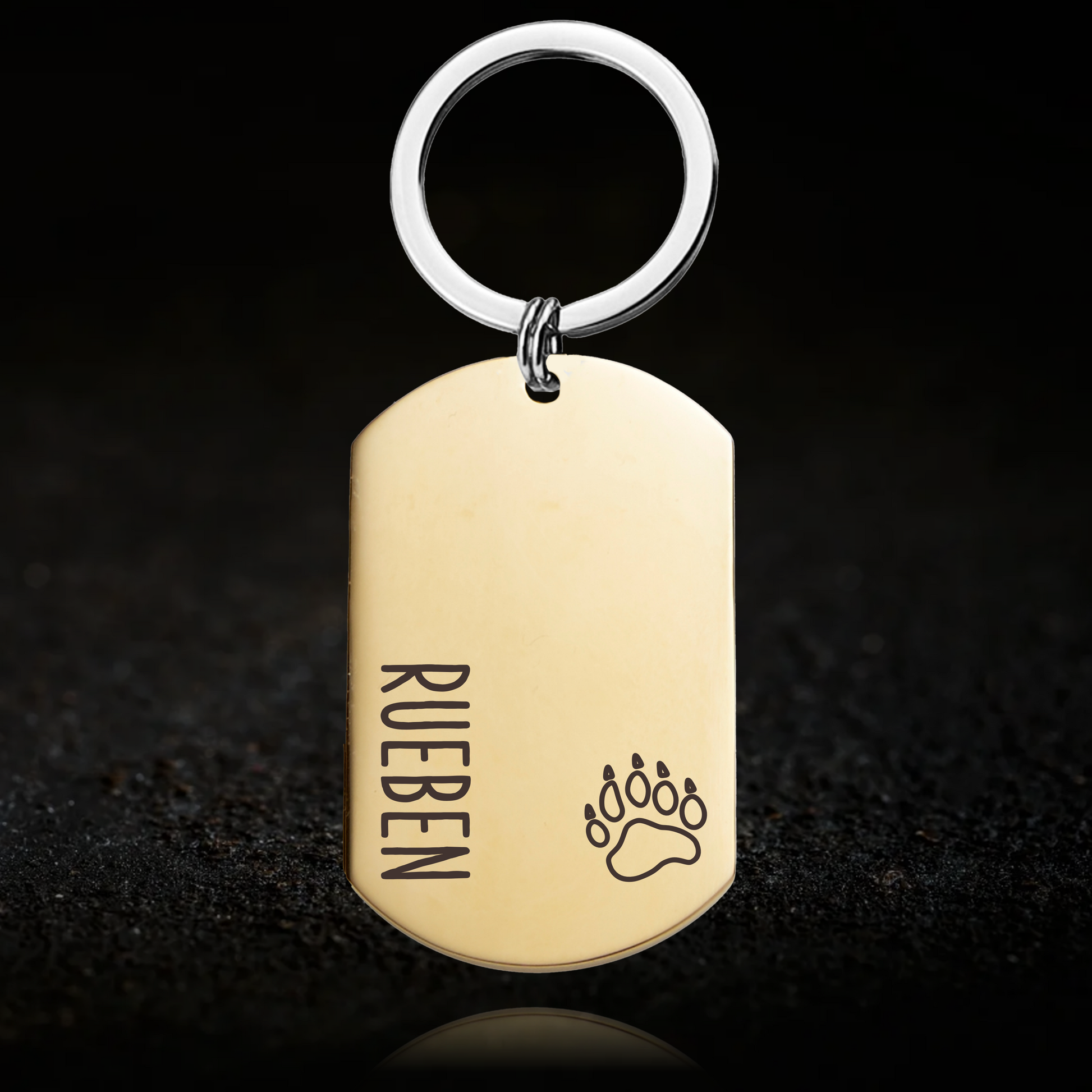 Personalised Bear Keychain