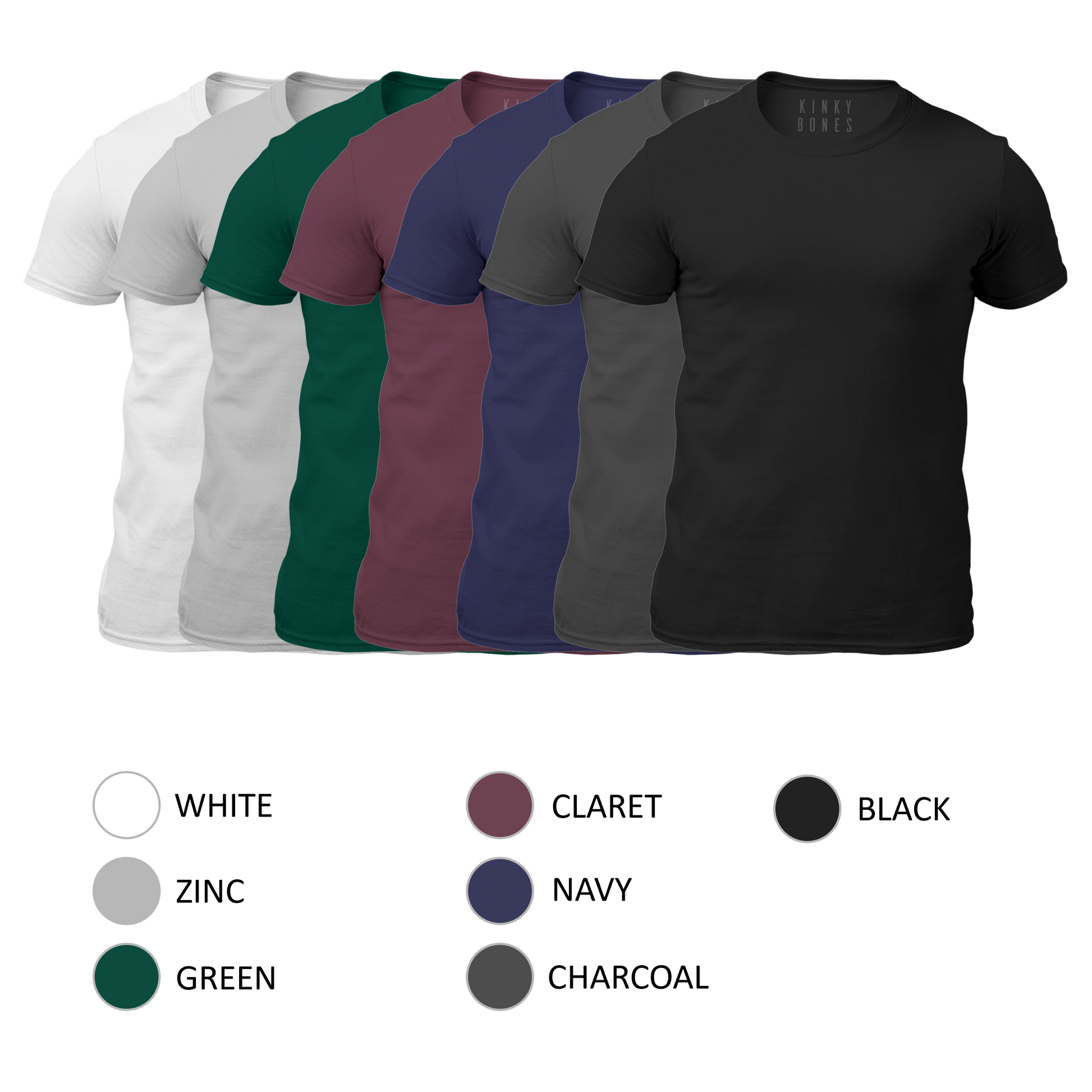  Alpha T-Shirt Colour Options