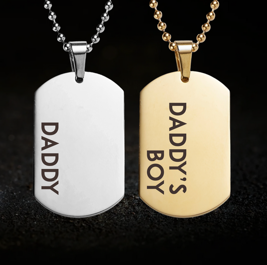 Daddy and Daddy's Boy Necklace Set