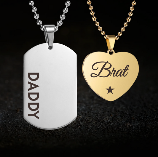 Daddy and Brat, Necklace Set