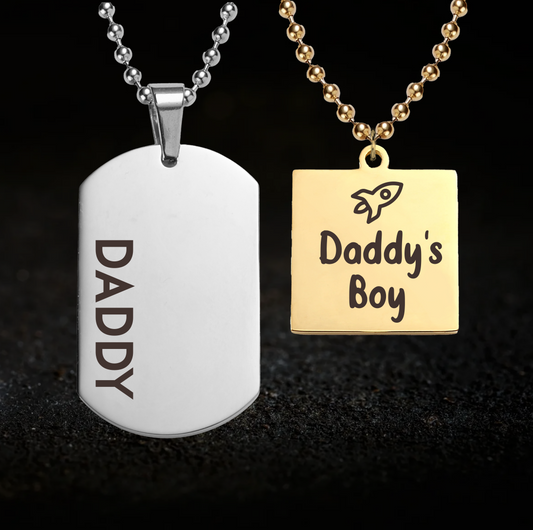 Daddy and Daddy's Boy, DDLB Necklace Set