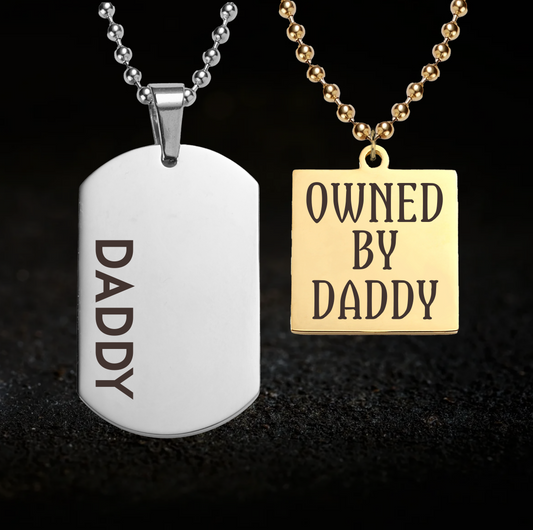 Daddy and Owned by Daddy Necklace Set