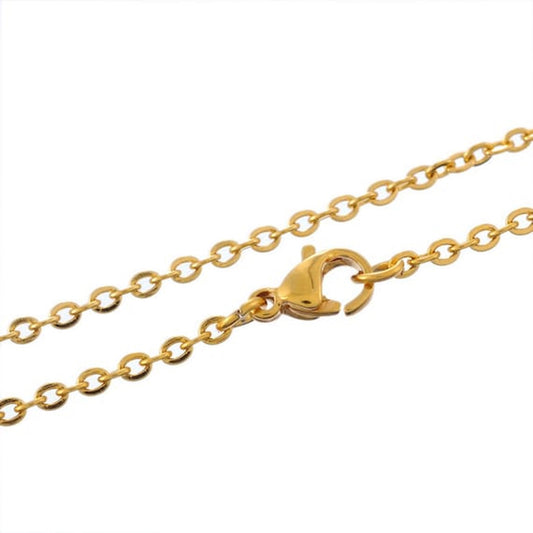 Gold, Cable Chain
