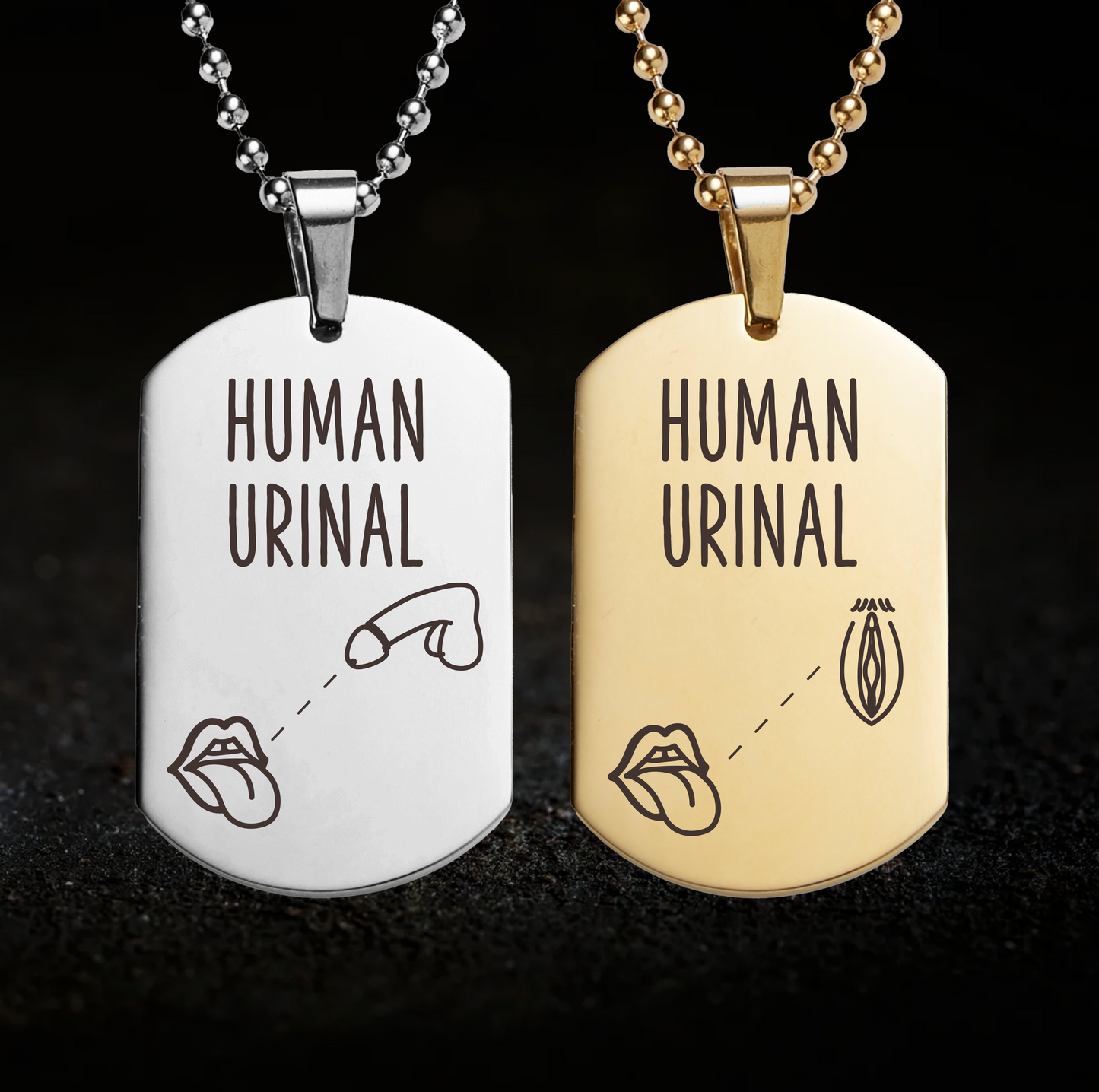 Human Urinal Necklace
