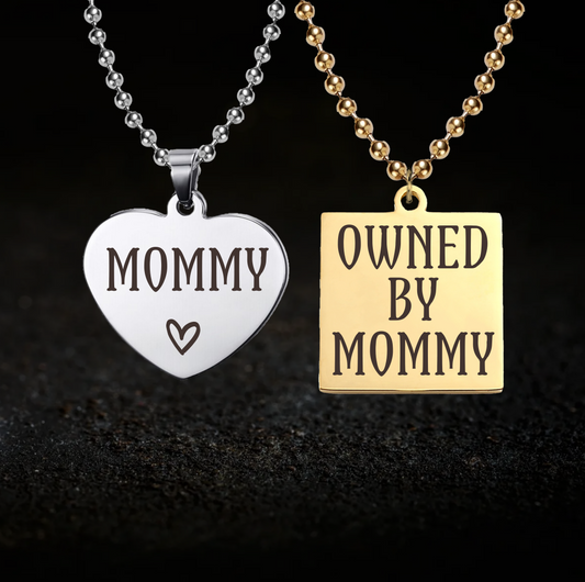 Mommy and Owned by Mommy Necklace Set