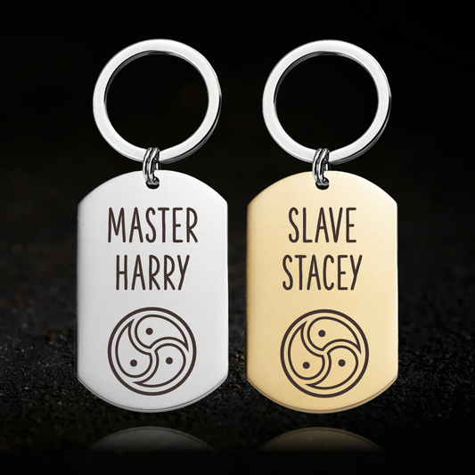 Personalised Master and Slave Keyrings